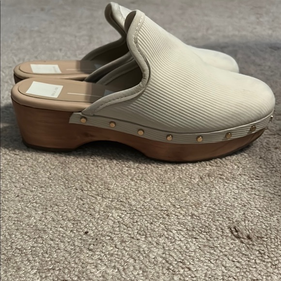 Cream Slip-On Clogs - Picture 3 of 5